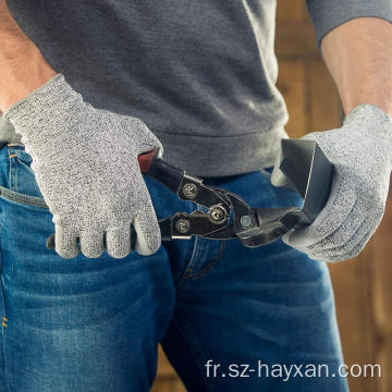 Gants anti-coupure en HPPE pour le travail du bois